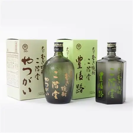 大分むぎ焼酎 二階堂豊後路・やつがいセット AG10_大分むぎ焼酎 二階堂 麦焼酎 焼酎 酒 酒セット 焼酎セット  まとめ買い_【1078137】