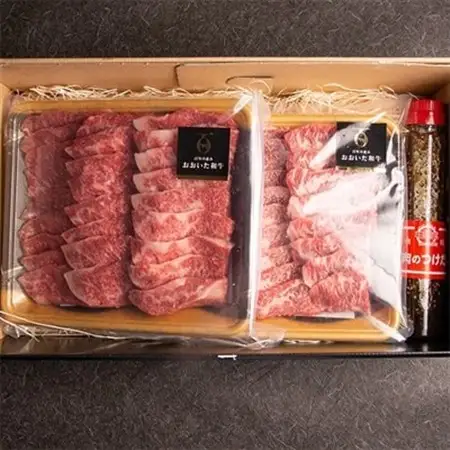 おおいた和牛カルビ焼肉セット【500g×2(合計1kg)】つけダレ付き_牛肉  肉  和牛  おおいた和牛  国産牛  お肉  焼肉  カルビ_【配送不可地域：離島】【1127081】