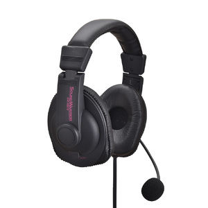 ヘッドホン SOUND WARRIOR 2WAY 多用途 ヘッドセット SW-HS10 有線 密閉型 オーディオ