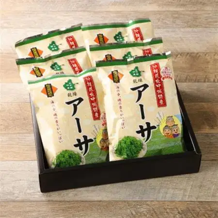 干潟の恵み!北中城の海の幸 乾燥アーサ 20g×6パック スープ あおさのり 海藻【1230788】