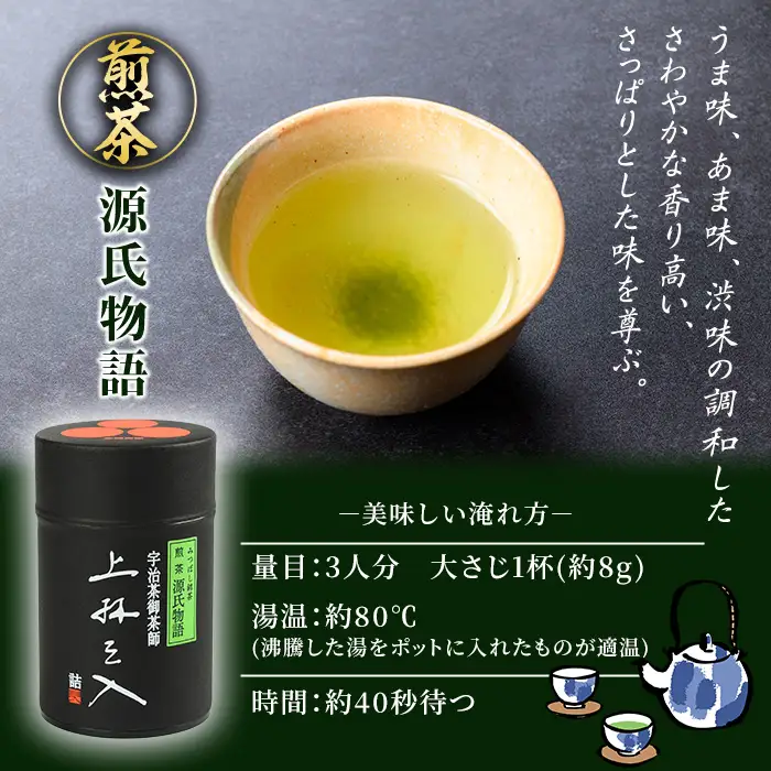 煎茶(100g)と抹茶(20g)の詰合わせ 銘茶 お茶 宇治茶 宇治抹茶 抹茶 緑茶 煎茶【uj-AU003】【有限会社　三星園上林三入本店】