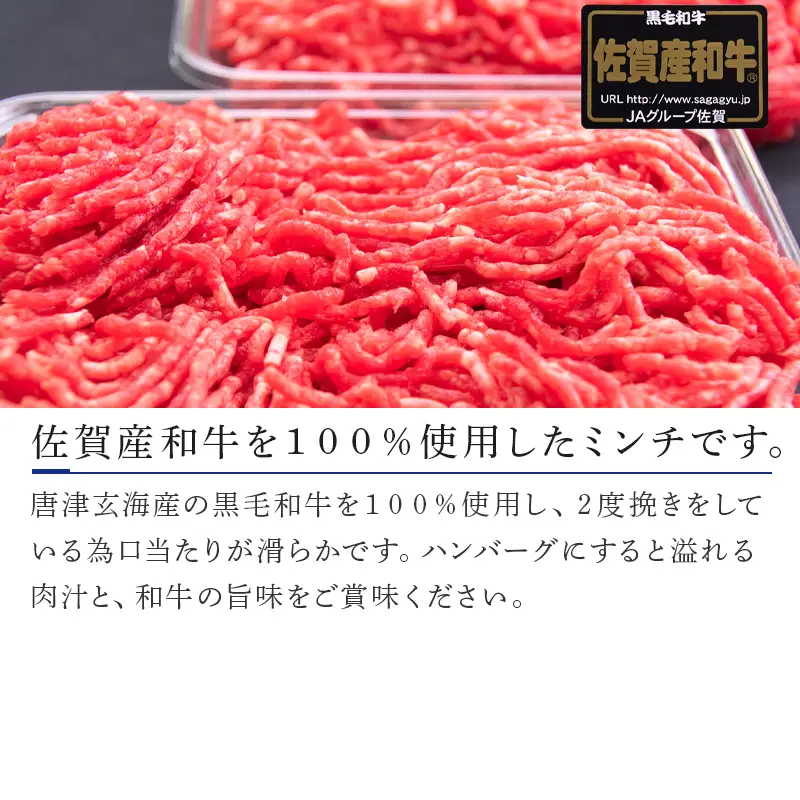 佐賀産和牛ミンチ 500g×2パック(合計1kg) ハンバーグ ギフト