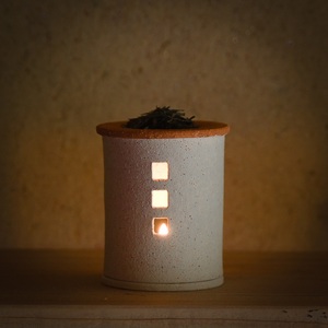 トロッピカル窯の癒しの茶香炉 インテリア 民芸品 工芸品 伝統技術 お香 アロマポット 手作り 