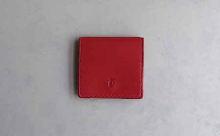 【坂田典子の革小物】てのひらサイズの革のコインケース ファッション小物 財布 雑貨 日用品  チョコ