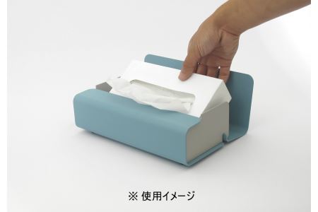 B144　ｐａｏｌ（ブラック）＜ティッシュBOXケース＞