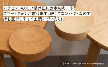 TaKuMi Craft ホールスツール 角型 チェリー材 チェリー スツール いす 椅子 玄関いす チェア イス 木製 天然木  無垢材 木製 シンプル 軽量 日本製 飛騨高山 匠館 BL046