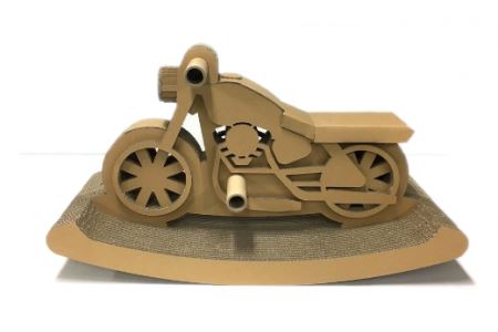 段ボール製「バイク木馬」 フーゲツ | おもちゃ 子ども
