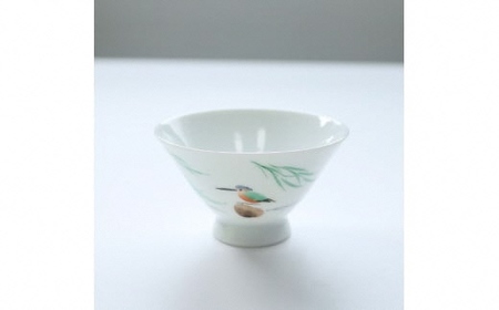 【最高級宇治茶】宇治煎茶＆煎茶茶碗セット  絵付け茶碗 宇治茶【092】