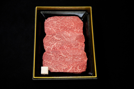 【Ａ4等級以上】小林市産宮崎牛厳選赤身モモステーキ 150g×3枚（国産 牛肉 黒毛和牛 宮崎牛 赤身 ステーキ）西ノ原牧場