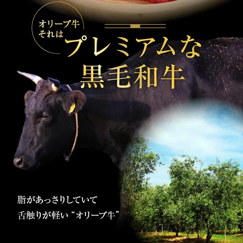 オリーブ 牛  もも スライス 500g × 1パック 3人前 ｜ お肉 オリーブ 牛肉 もも 牛 スライス オリーブ牛 美味しい 人気 おすすめ