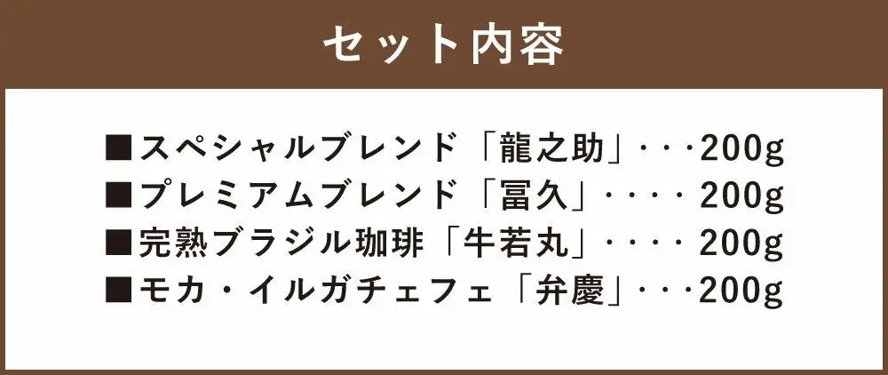 【前田珈琲】自家焙煎珈琲200g×4種セット