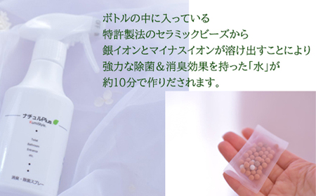 除菌消臭革命！「ナチュルPlus」50mlボトル 防災グッズ 防災用品 消臭スプレー 