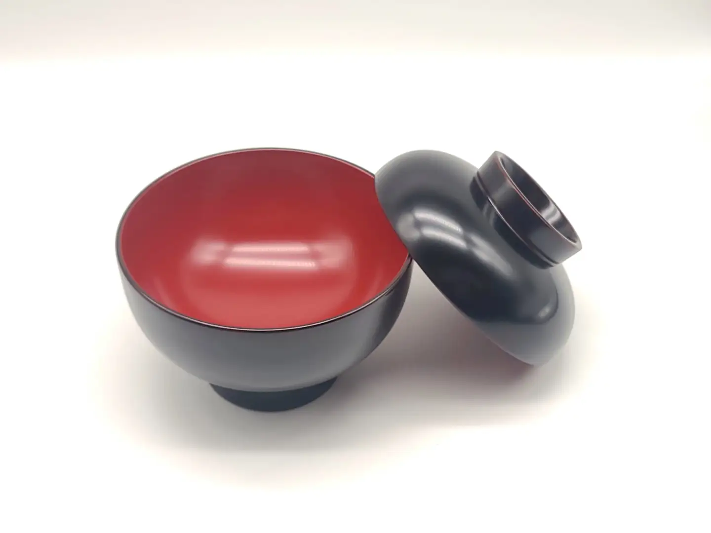 川連漆器 雑煮椀 溜内朱 漆器 漆器 【佐藤豊八商店】[C5802]