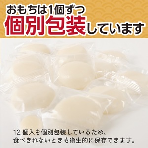 SB0751　でわのもち　丸もち60個(12個入×5パック) AG
