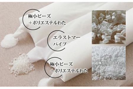 ママの夢枕（ライトブルー）スキンケア加工の枕カバー付