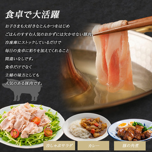 鹿児島県産豚バラセット (合計1.5kg・各500g×3P) 豚バラ 豚肉しゃぶしゃぶ しゃぶしゃぶ 豚バラブロック 豚バラスライス  豚バラ焼肉 豚肉 ばら 豚バラ肉 肉セット 【まつぼっくり】matu-7210