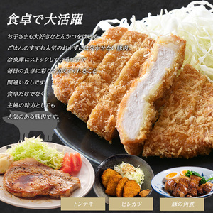鹿児島県産 豚ブロック3種セット (計1.5kg・各500g×3パック)  豚肉 ブロック 鹿児島 豚ヒレ 豚ひれ ブロック 豚バラブロック 豚ロースブロック ブロック肉 肉セット【まつぼっくり】matu-7211