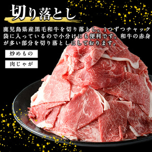 鹿児島県産　黒毛和牛切落し1kg_starzen-7304