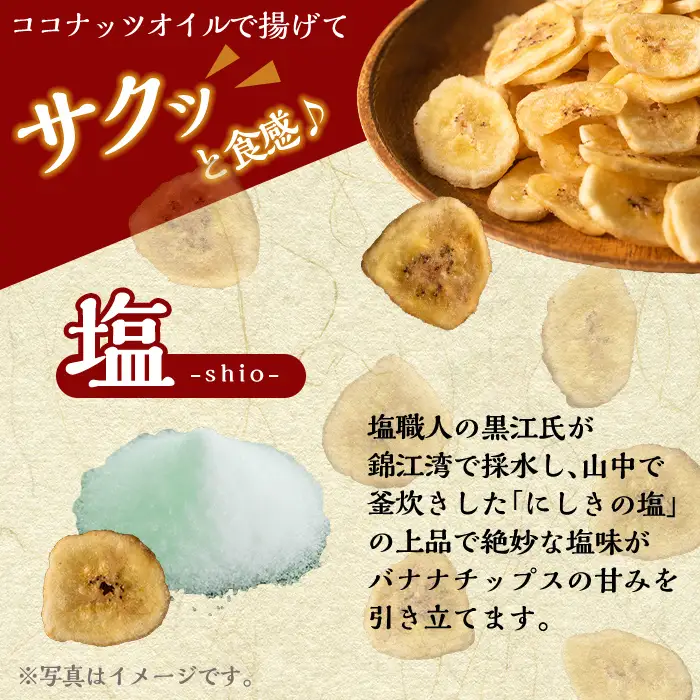 A0-251 錦江湾の自然塩をまぶした塩バナナチップス(合計約1.1kg・140g×8袋)【かわいち国分】霧島市 バナナチップ バナナ ばなな チップス チップ 果物 ドライフルーツ お菓子 スイーツ 塩 天然塩