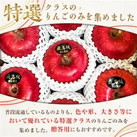 【りんご品評会最高賞】特選/贈答用 糖度14度以上保証「サンふじ」3kg りんご_果物・フルーツ りんご  リンゴ 林檎_【配送不可地域：離島】【1085322】