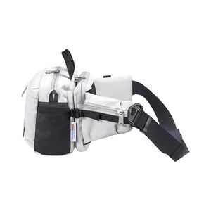 豊岡鞄 CIE WEATHER BODYBAG with MARKET BAG（071954）グレー / 木和田正昭商店 撥水 ウエストポーチ ボディバッグ ウエストバッグ メンズ レディース スマートフォン 財布 A5手帳収納 エコバッグ付属