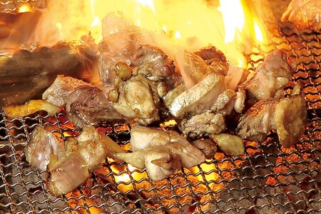 【熊本県産】天草大王 バーベキュー用カット肉（1kg） 熊本県産 天草大王 バーベキュー用 カット肉 1kg 鶏 地鶏 もも むね ミックス 焼肉 鶏肉 もも肉 むね肉 カット あそ大王ファーム  熊本 南小国町 送料無料