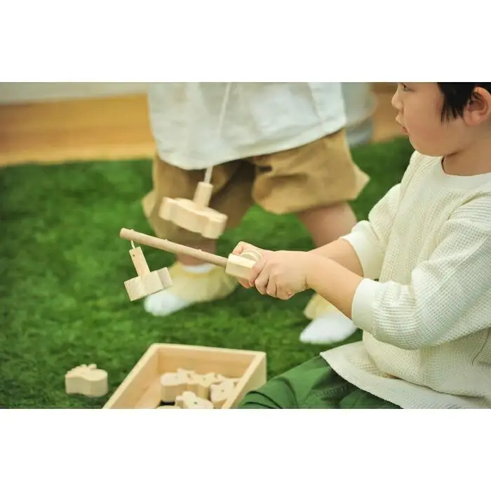 IKONIH（アイコニー）桧のおもちゃ　魚釣りセット