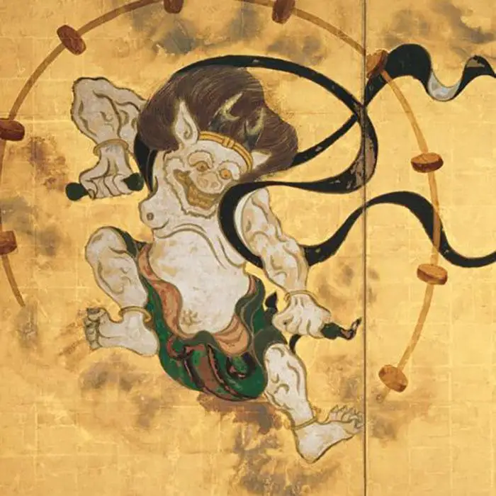 【千眞工藝】国宝 風神雷神屏風 二曲一双