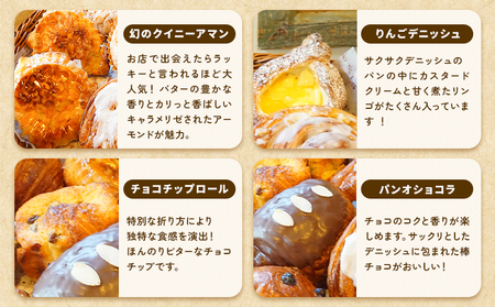ばくto Pan ディニッシュ Lover セット 8種類 11個 詰め合わせ （くるみパンオブザイヤー2020グランプリ受賞店） 《90日以内に出荷予定(土日祝除く)》 茨城県 結城市 パン 食パン ディニッシュ クロワッサン クイニーアマン おやつ 【配送不可地域あり】