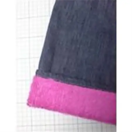 デニムファーパンツS　ピンク　_装飾品・工芸品  洋服 _【1106075】