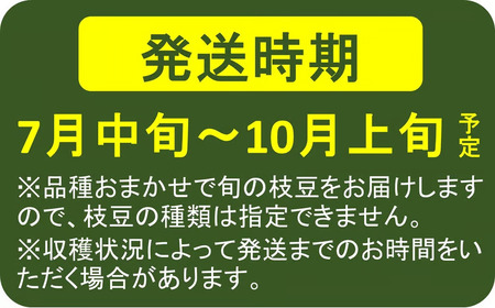 【先行予約・7月中旬～発送予定】やたらうんめぇ 枝豆 2kg（1kg×2袋）【数量・期間限定】水田環境鑑定士在籍[ZB255]