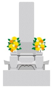 No.2035-1　お墓の掃除代行+献花サービス　1回分