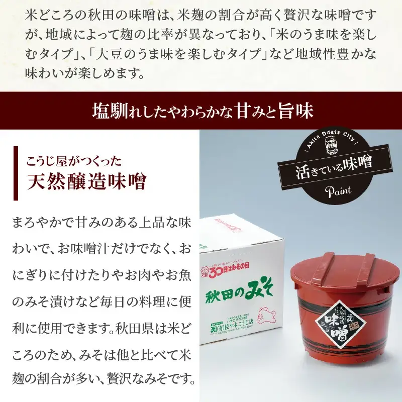 ふるさと秋田の手前みそ(特上)　75P4002