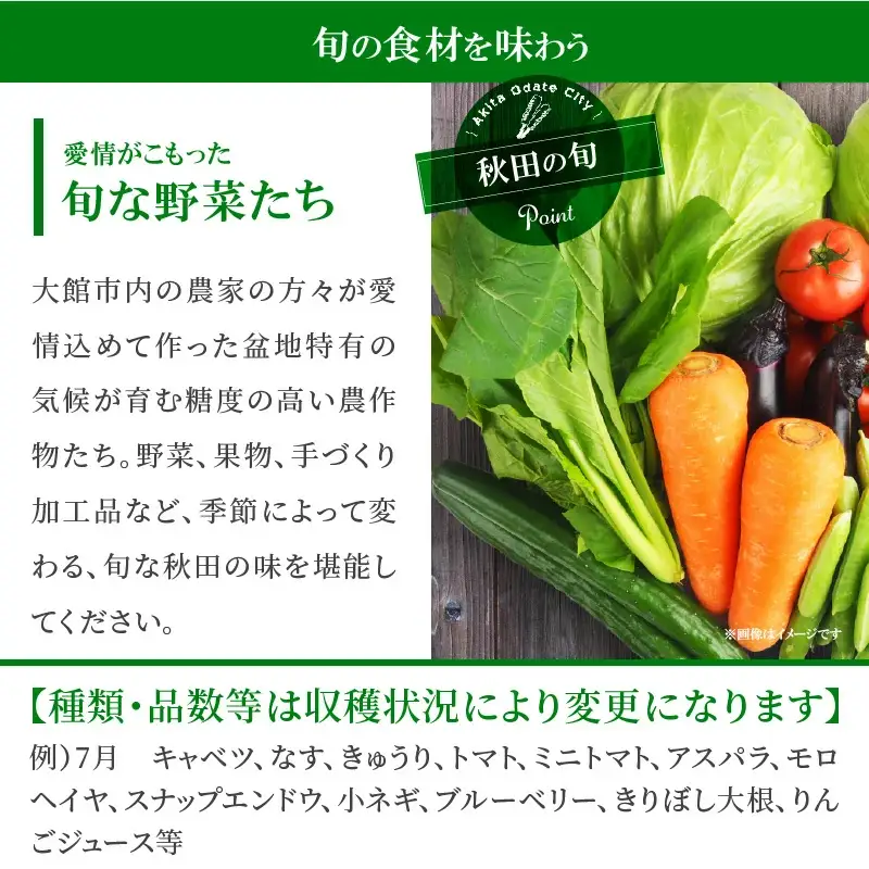 60P3205 旬の野菜宅配便