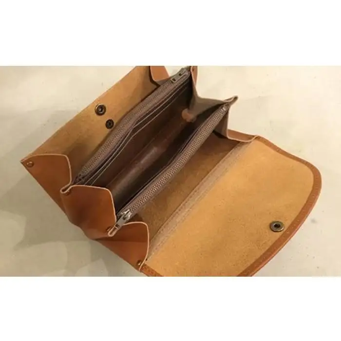 【alto.】ふんわりジャバラ長財布　AKEW-0400（ブラウン）
