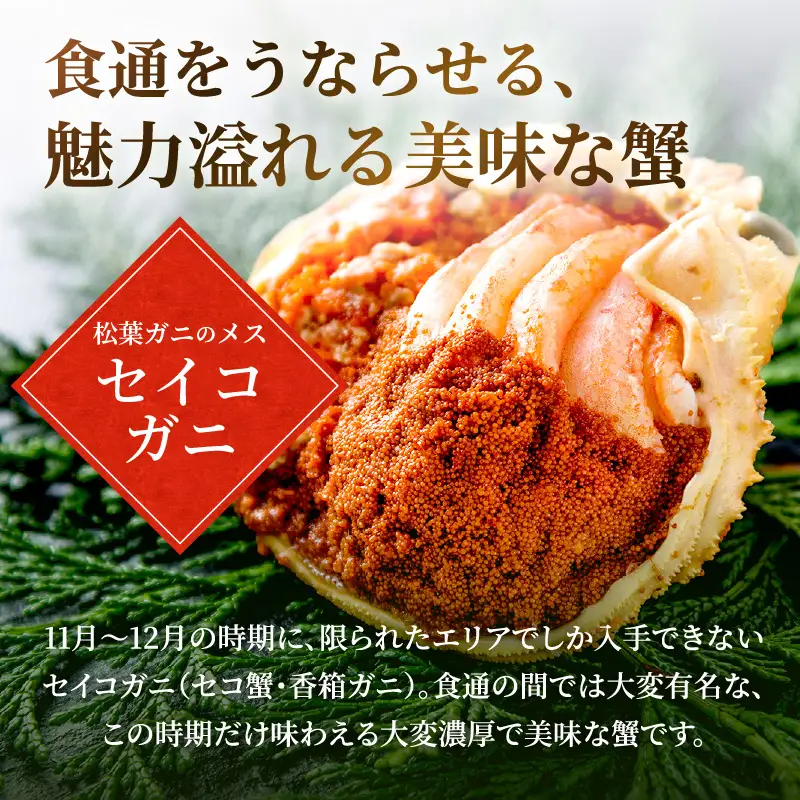 プレミアムズワイガニ 雌雄の甲羅盛り 夫婦宝船 小セット 蟹