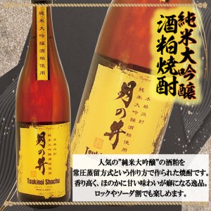 純米大吟醸 酒粕焼酎 720ml 本醸造 720ml 2本 セット 酒粕焼酎 月の井 大洗 地酒 日本酒 焼酎 茨城_AW028