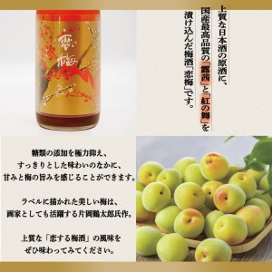 本醸造 720ml 日本酒 仕込み 梅酒 恋梅 720ml 2本 セット 月の井 大洗 地酒 国産梅 日本酒 茨城_AW036