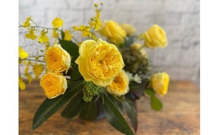 (1016)長門産 季節のお花のお届け便（アレンジメント）　贈り物　ギフト