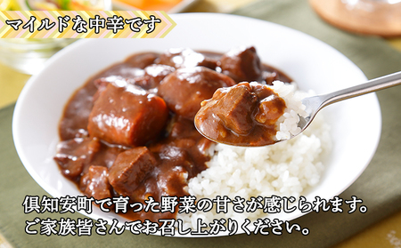 倶知安ビーフカレー 北海道 計5個 中辛 レトルト食品 加工品 牛肉 ビーフ 野菜 じゃがいも お取り寄せ グルメ 北海道 【お肉・牛肉・加工食品・惣菜・レトルト】 