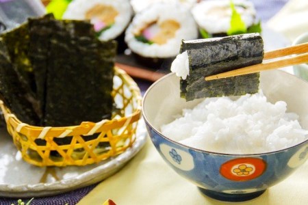 DF125 有明海産 焼のり 『たべたいな～ 朝ごはん』（8切5枚）×20束