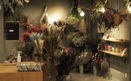 ドライフラワー専門店sankaが作る花束（ブーケ）イエロー系 F2Y-5093