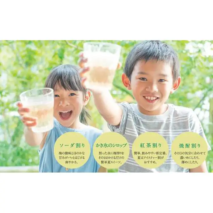 みんな元気セット梅シロップと梅干し2種の詰め合わせ