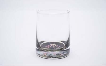 【高岡漆器】グラス 赤富士（貝入）黒 民芸品 工芸品 伝統技術  FAD-0709