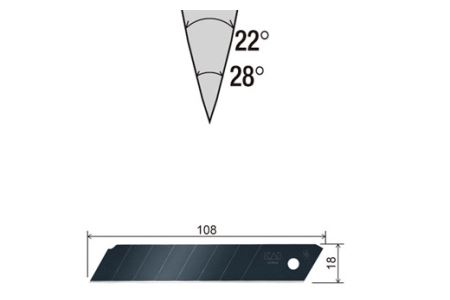 H9-93 開梱用カッター カートンオープナーDAMBO＋替刃 (黒刃)セット 【大】 ◇ 貝印 (LK-010＋BL-20)