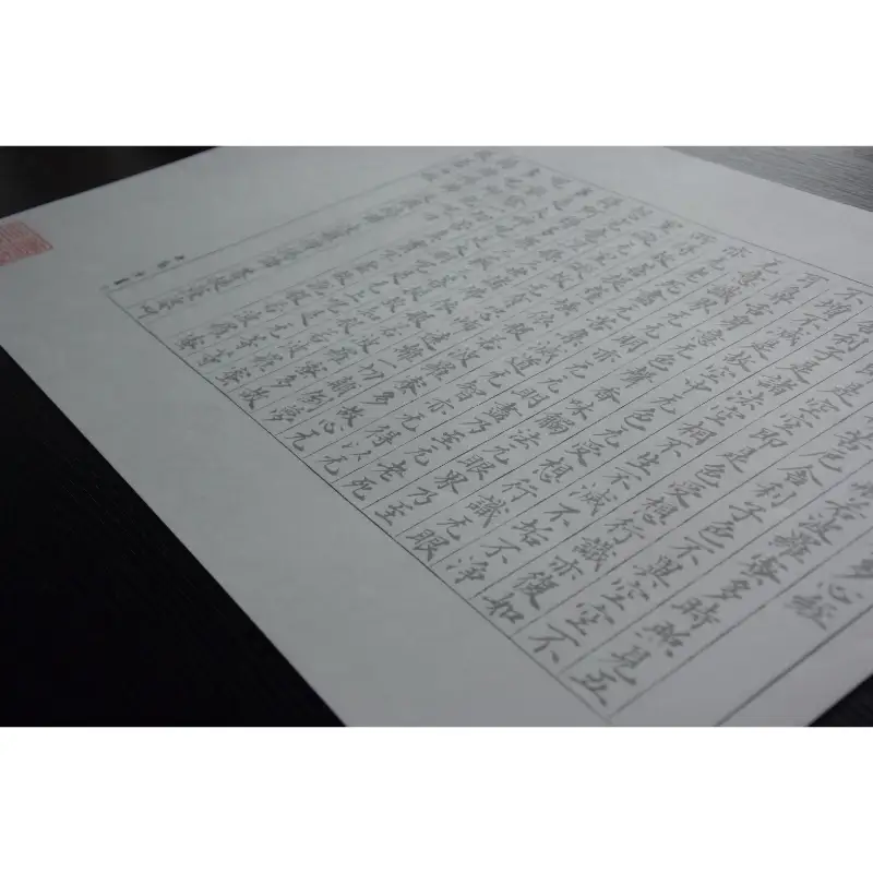 奈良朝書体高級写経用紙「般若心経」５枚セット【tmnk003】