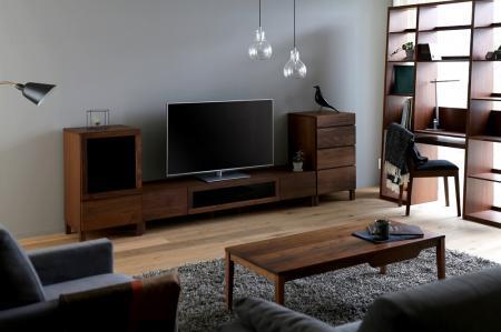 【開梱設置】高野木工 レッチェ50サイドチェスト WN【10年保証】