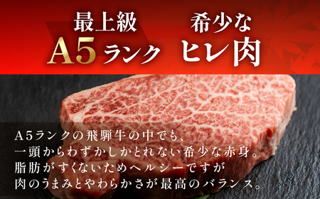 飛騨牛ヒレステーキ 約400g（3～4枚）【11-32】