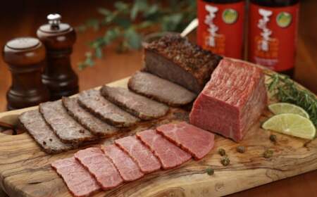【飛騨 味職人】飛騨牛 ローストビーフ 約300g　 焼きハム 約300g セット【57-5】