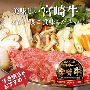 ＜宮崎牛和牛モモ肉すき焼き用500g＞ K01_0010_1